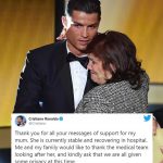 Mọi thời điểm trọng đại nhất của cuộc đời, bên cạnh Cristiano Ronaldo luôn là bà mẹ Dolores Aveiro